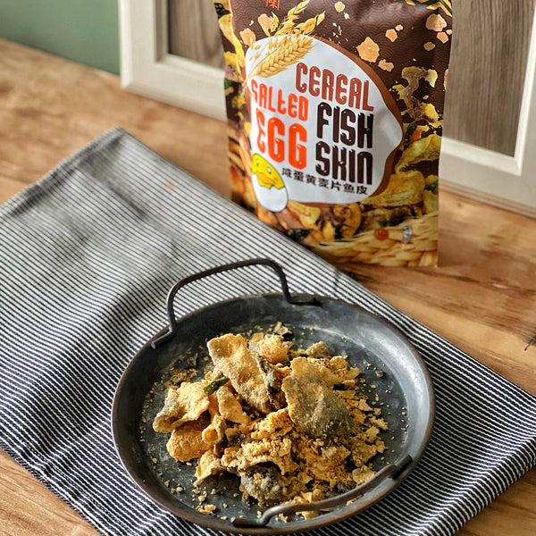[BUY 1 FREE 1] Salted Egg Cereal Fish Skin (70g)  麦片咸蛋鱼皮