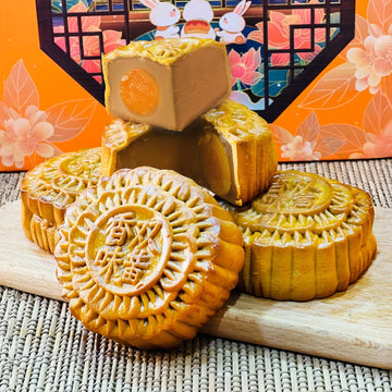 2025🥮White Lotus Mooncake (Double Yolk) 双黄白莲蓉月饼