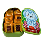 Green Merlion Tin BB Bak Kwa 绿色鱼尾狮铁盒BB肉干 (200g)