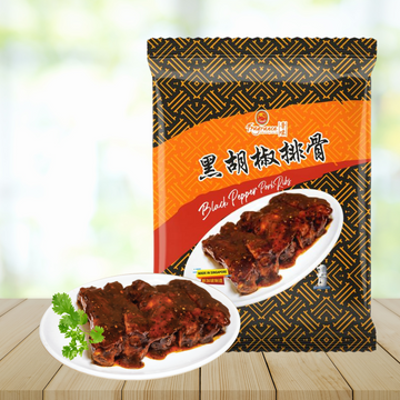 Black Pepper Pork Ribs 黑椒排骨 (380g)