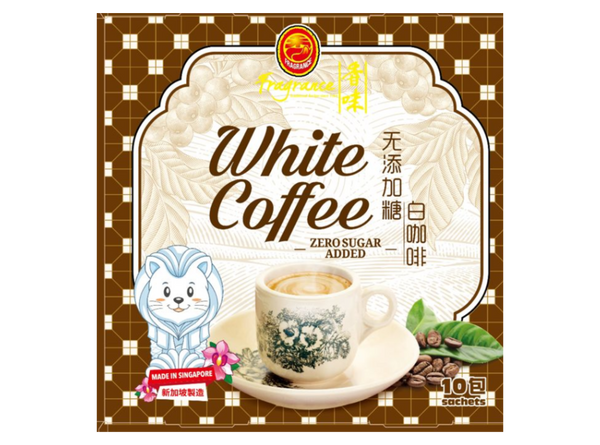 【BUY 1 GET 1 FREE】White Coffee [Zero Sugar] 无添加糖白咖啡(18g x 10 Sachets)