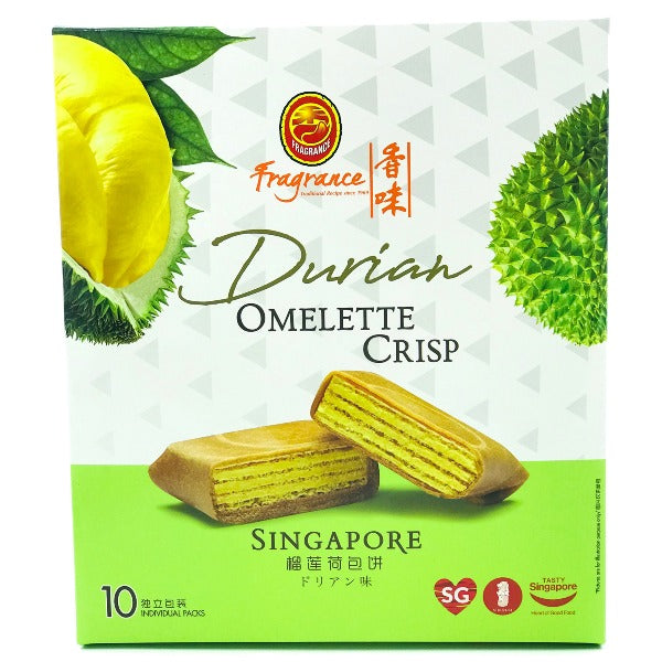 (Limited Time Offer) Durian Omelette Crisp (10 Individual Pkt) 榴莲荷包饼