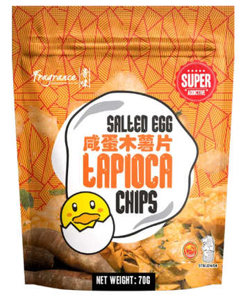[BUY 1 FREE 1] Salted Egg Tapioca Chips  咸蛋木薯片 (100g)