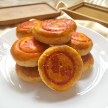 Sweet Tau Sar Pastry 甜豆沙饼 (10pcs) 430g
