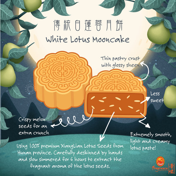 White Lotus Mooncake 白莲容月饼